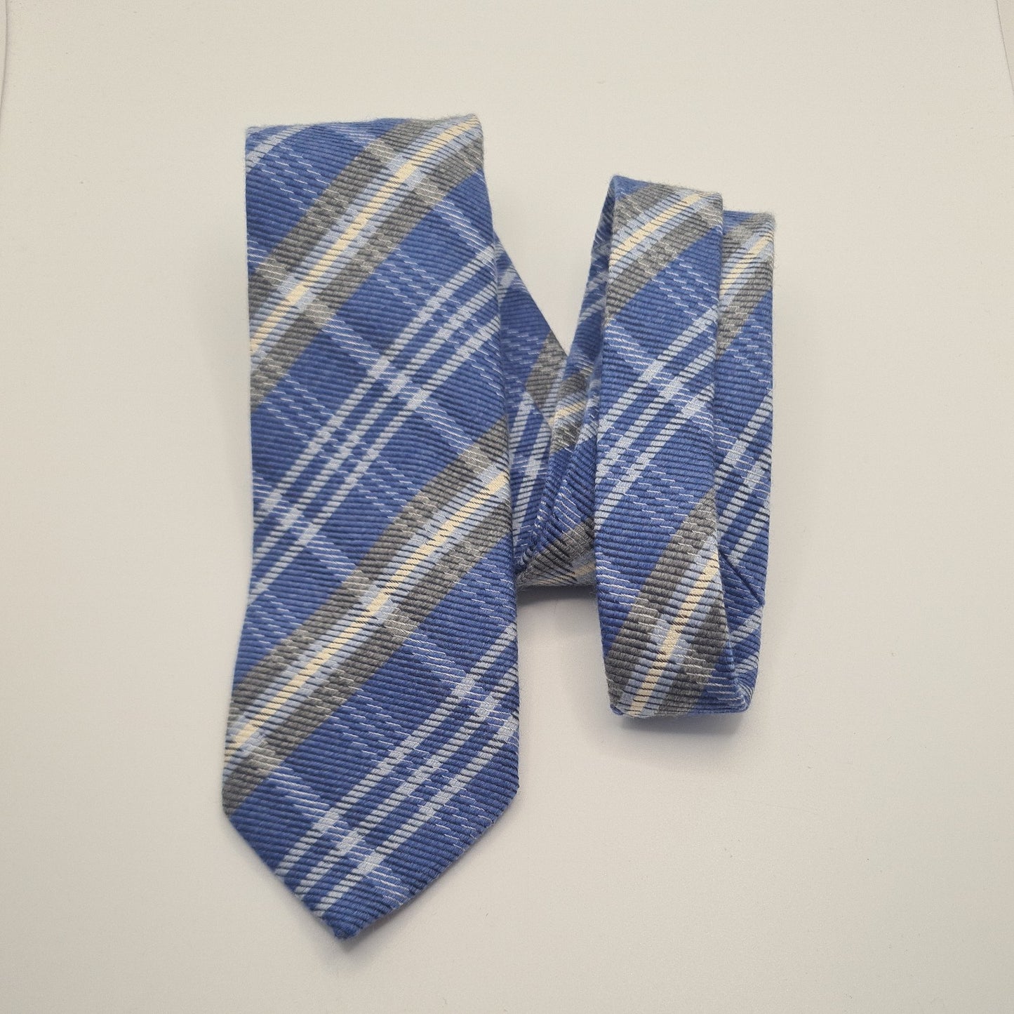 Vakko Tartan Wool Mens Tie Classic Designer Necktie Formal Business Vintage Mens Tie UK BX8