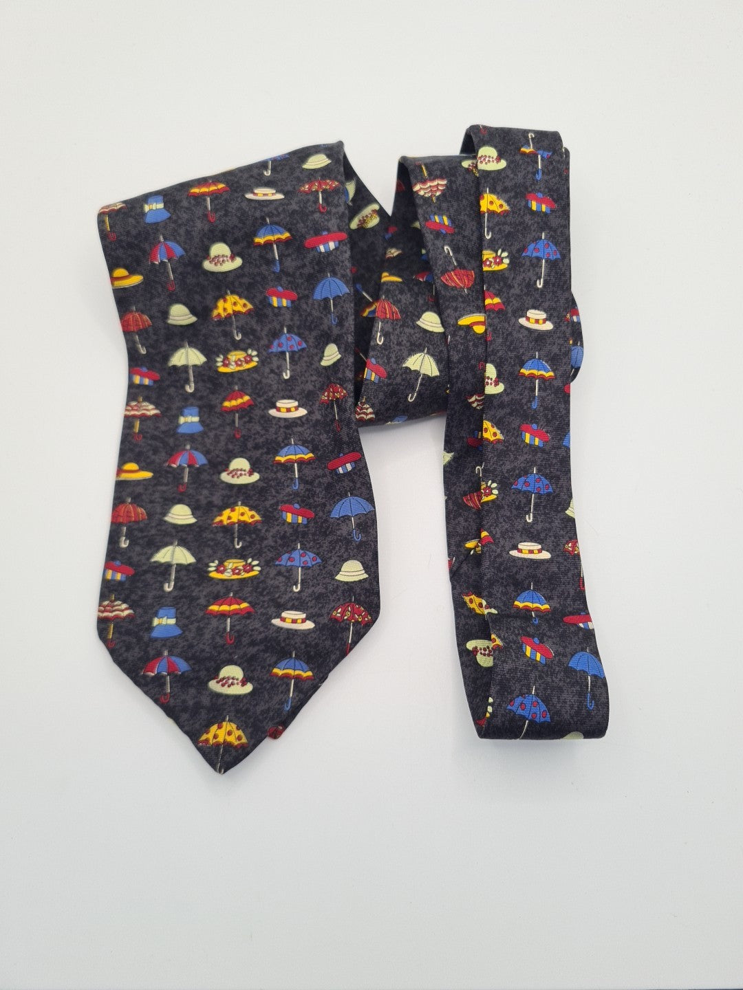 Paul Smith Black Holiday Theme Novelty Silk Tie | Designer Mens Tie UK BX10