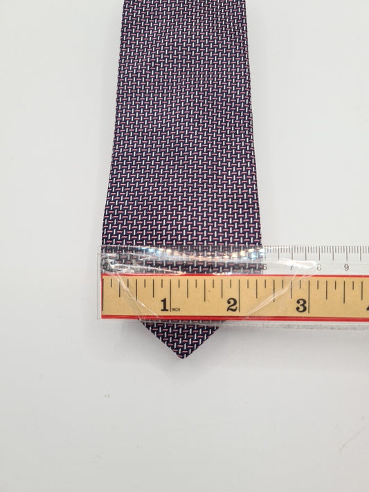 Peckham Rye Skinny Cross Pattern Mens Silk Tie Classic Designer Necktie Vintage Mens Tie UK BX11