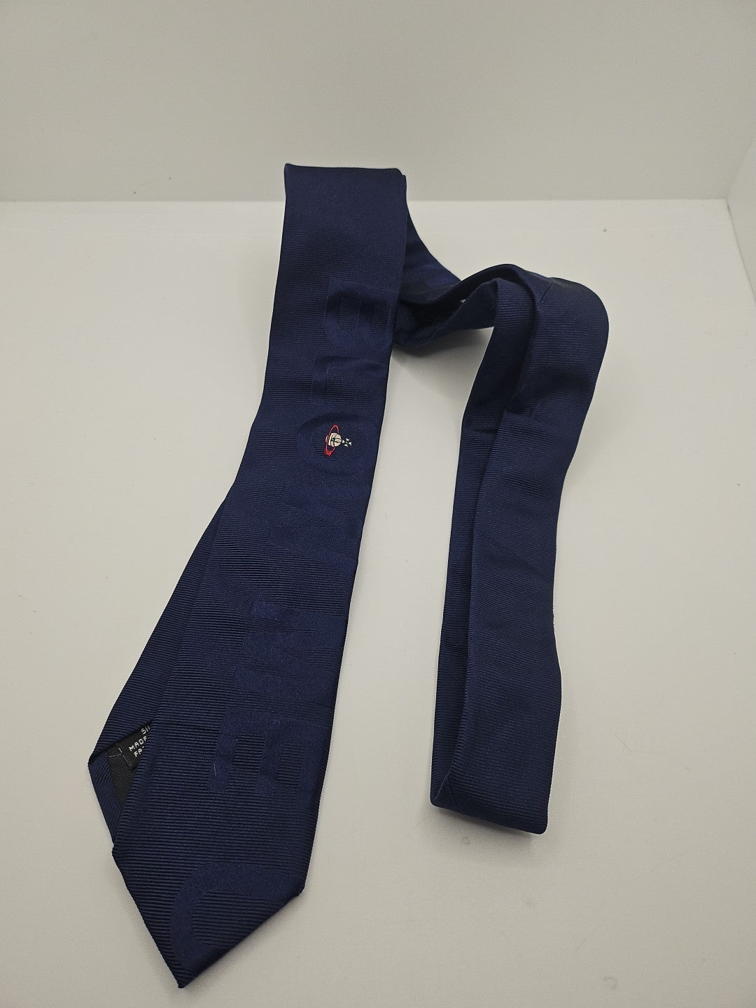 Vivienne Westwood Blow Me Logo Rare Mens Silk Tie Wedding Formal Neck Tie BX18