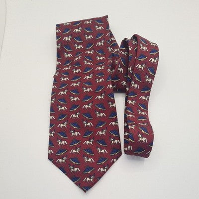 Circus Horse pattern Mens Silk Tie Classic Designer Necktie Formal Business BX2 Vintage Retro