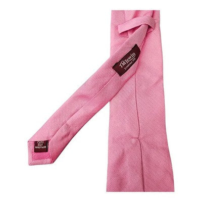 TM Lewin Pink Woven Texture All Silk Tie Mens Vintage Retro Wedding Formal Designer Classic