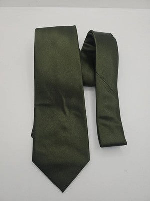 Green Hand Made 7 Piece Mens Silk Tie Wedding Formal Neck Tie BX16 Vintage Retro Designer