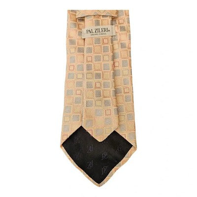 Pal Zileri Italian Designer Jacquard Silk Tie Mens Vintage Retro Wedding Formal Classic Necktie