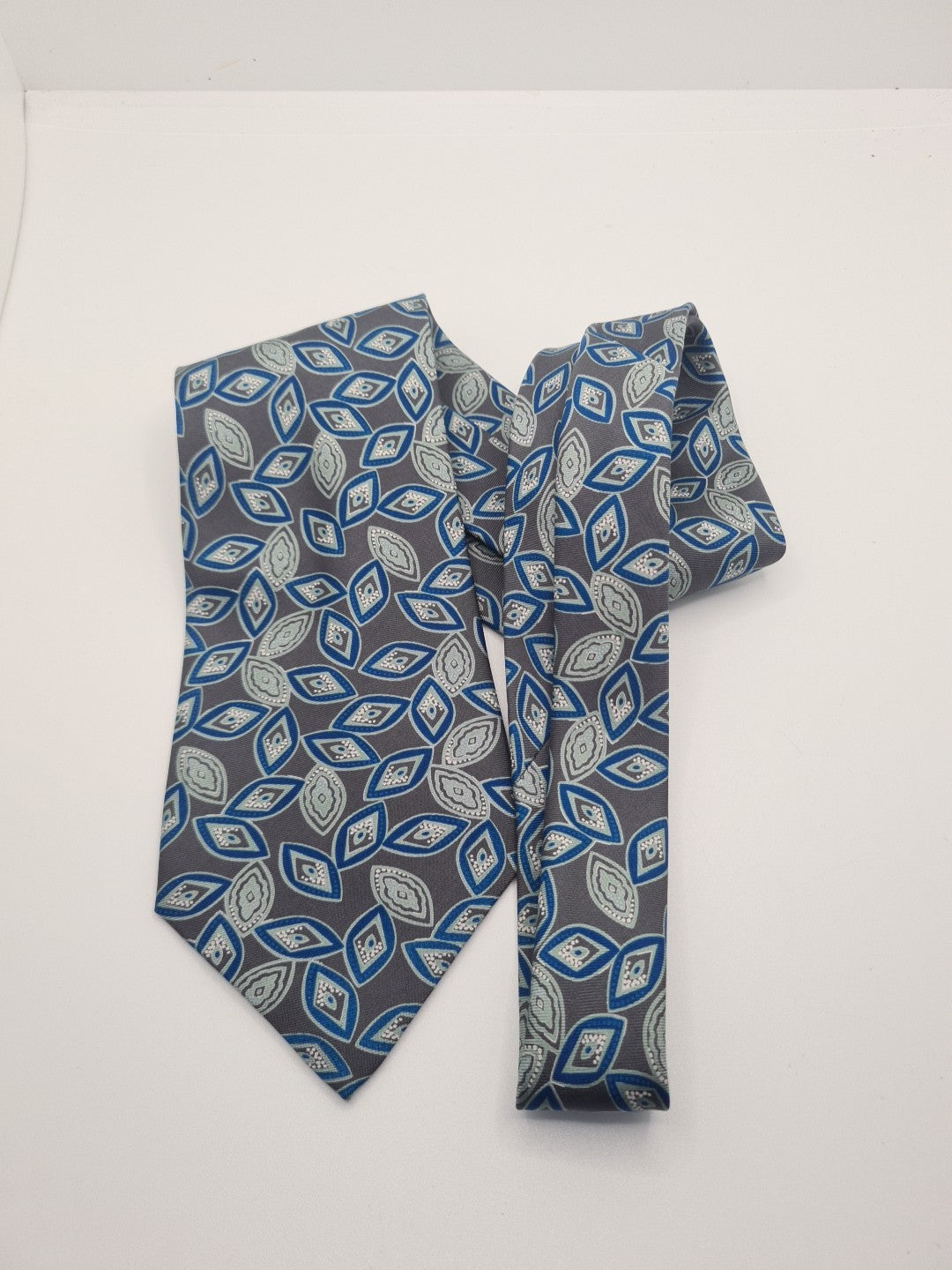 Aquascutum Vintge Pattern Mens Silk Tie Classic Designer Necktie Formal Vintage Mens Tie UK BX8