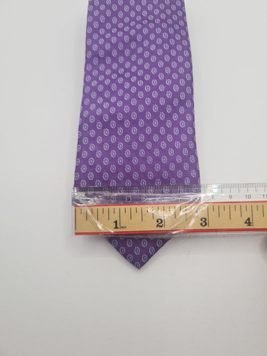 Hugo Boss Purple Abstract Mens Silk Tie Classic Designer Necktie Formal Vintage Mens Tie UK BX9