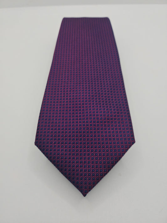 Austin Reed Purple Geometric Pattern Mens Silk Tie Wedding Formal Neck Tie BX16