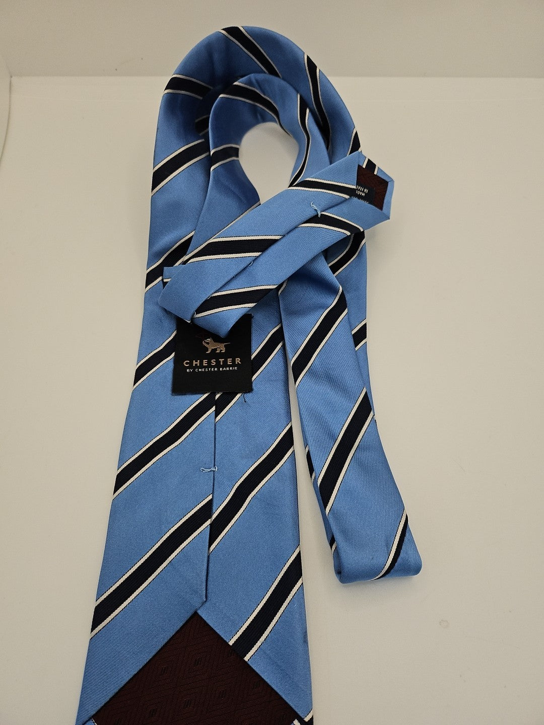 Crow Gothic Graphic Tie | Reworked Vintage Mens Tie UK | Statement Novelty BX13