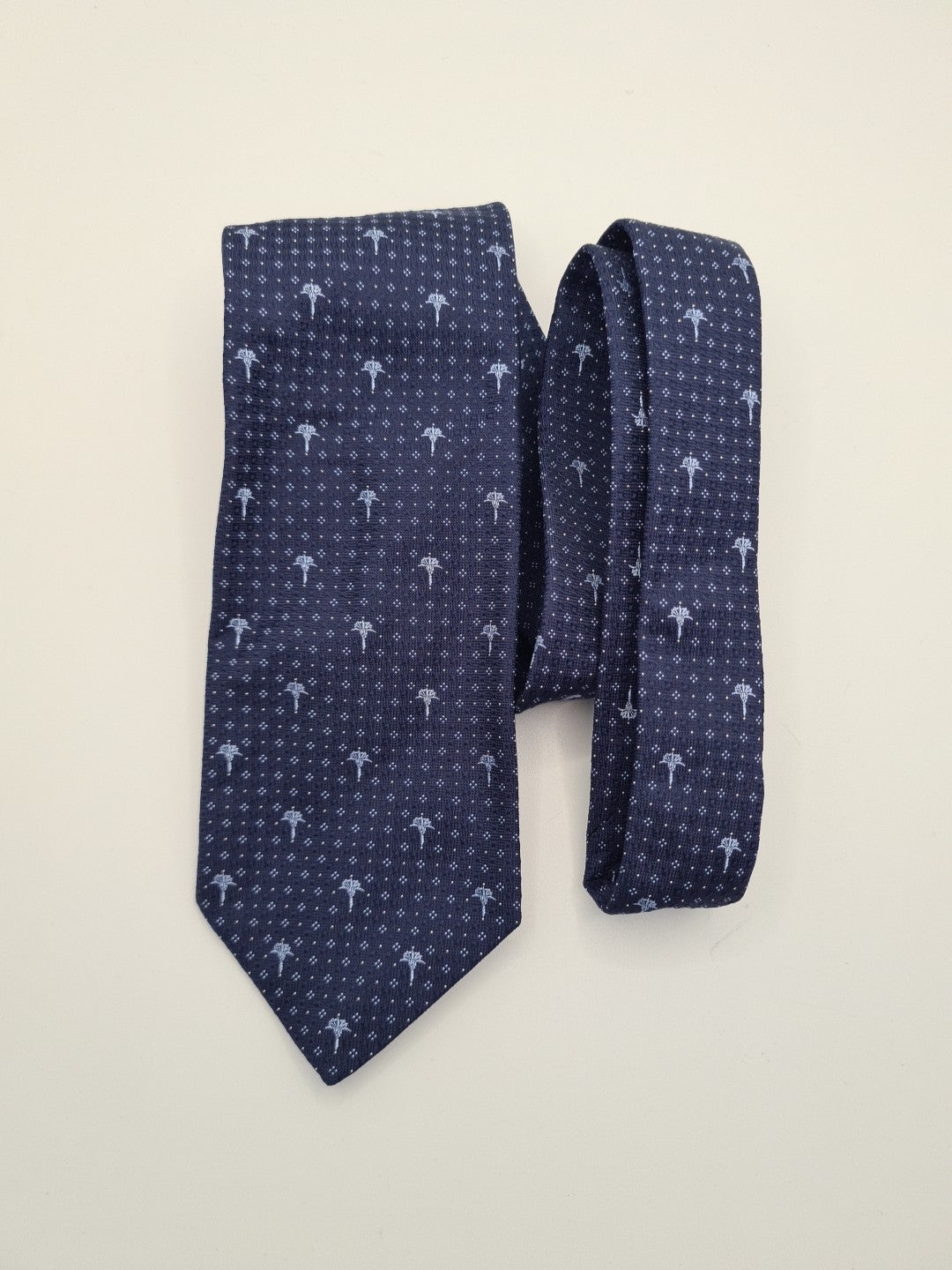 Y2K Blue Joop Aftershave Mens Silk Tie Classic Designer Necktie Vintage Mens Tie UK BX13