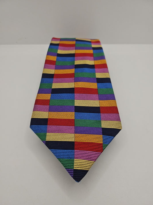 Bright retro Pattern Woven Mens Silk Tie Wedding Formal Neck Tie BX18