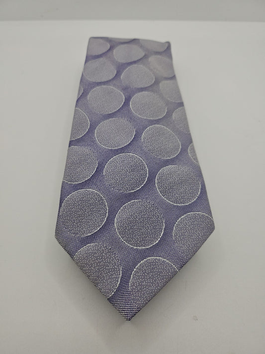Altea Retro Lilac large Circle Design Mens Silk Tie Wedding Formal Neck Tie BX18