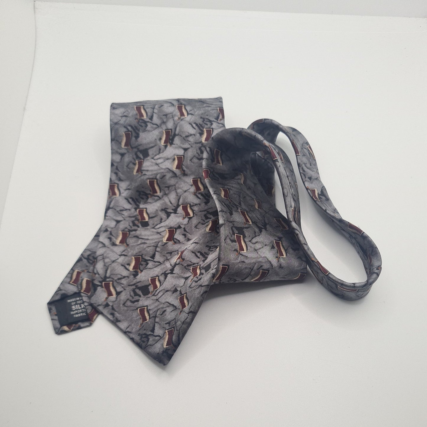 Vintage Abstract Mens Silk Tie Classic Designer Necktie Formal Business Vintage Mens Tie UK BX8