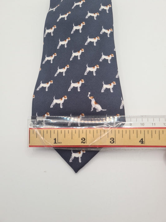 Thomas Pink Dog pattern Mens Silk Tie Classic Designer Necktie Formal Vintage Mens Tie UK BX4