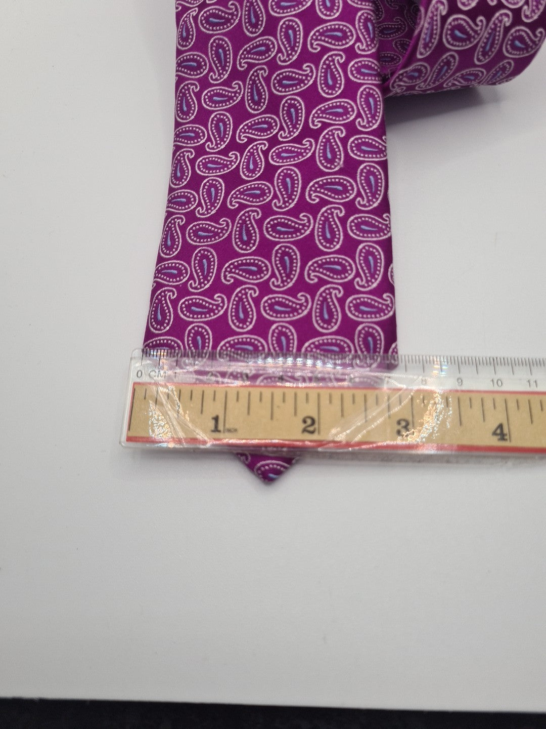 Alexandrea Purple Paisley Mens Silk Tie Classic Designer Necktie Formal Paisley Vintage Mens Tie UK BX10