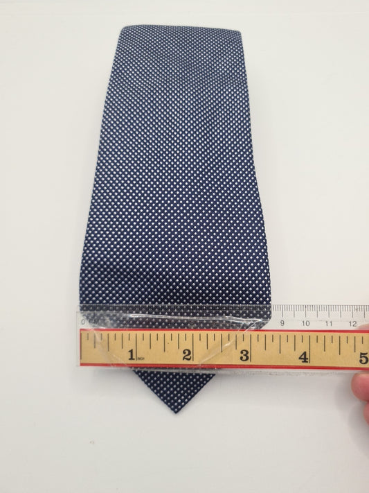 Charles Tyrwhitt Blue Pattern Mens Silk Tie Classic Designer Necktie Vintage Mens Tie UK BX11