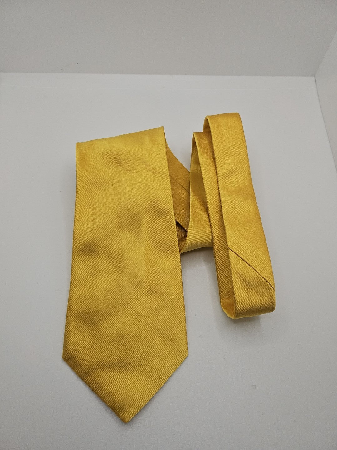 Paul Smith Plain Gold Mens Silk Tie Wedding Formal Neck Tie BX17
