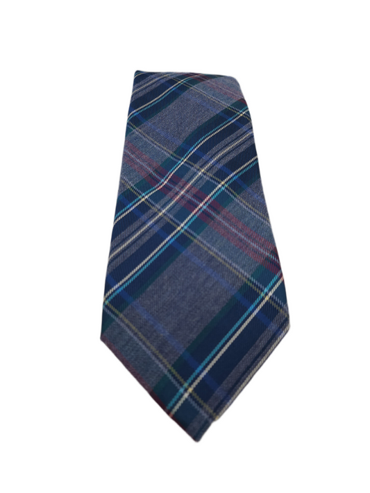 Charles Tyrwhitt Silk Tie Mens Blue Tartan Plaid Classic Formal Y2k Necktie BX13