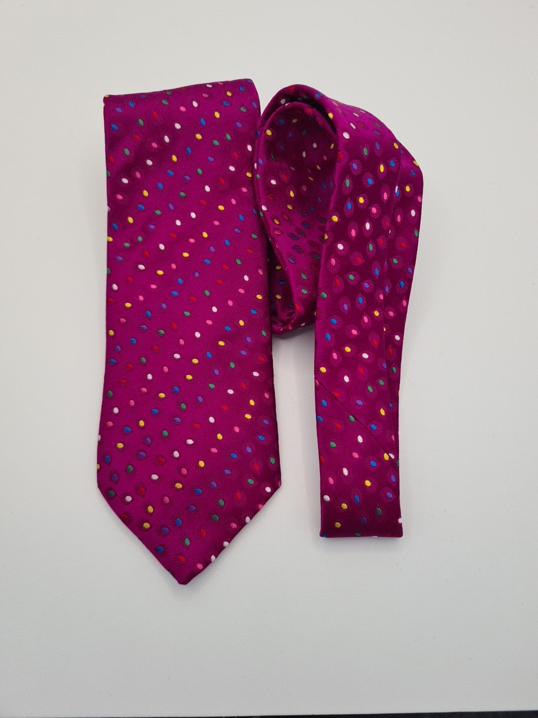 Charles Tyrwhitt Purple Wedding Mens Silk Tie Classic Designer Necktie Vintage Mens Tie UK BX13