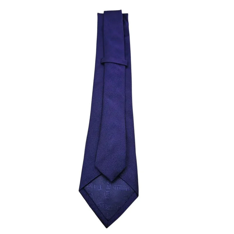 TM Lewin Men's Purple Woven Texture Silk Tie