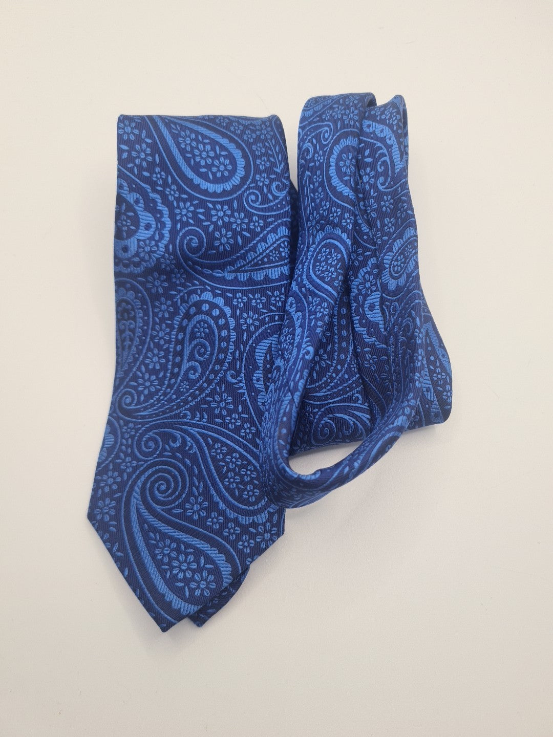 Eton Blue Jaquard Mens Silk Tie Classic Designer Necktie Formal Business Vintage Mens Tie UK BX5