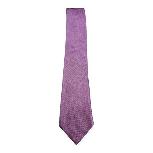TM Lewin Solid All Purple Silk Tie