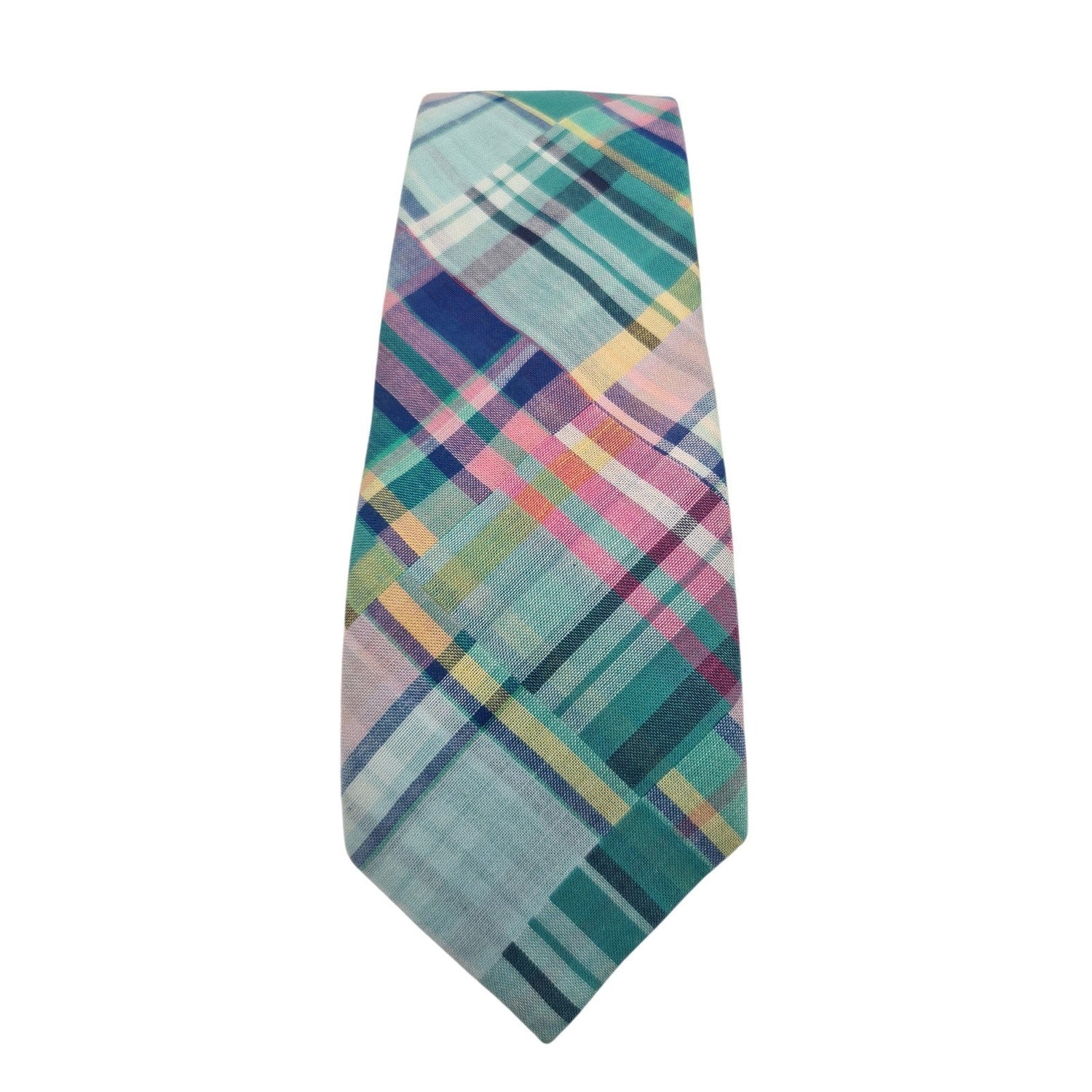 Tommy Hilfiger check cotton tie — cotton ties