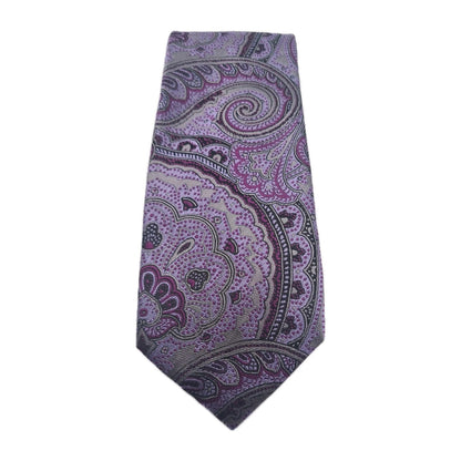 Chester Barrie Purple Mens Silk Tie Classic Designer Necktie Formal Business Vintage Mens Tie UK BX9