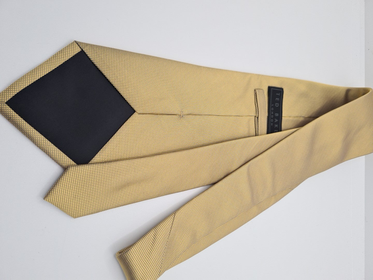 Gold Devil Tie | Reworked Vintage Mens Tie UK | Statement Novelty BX11