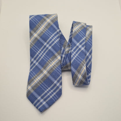 Vakko Tartan Wool Mens Tie Classic Designer Necktie Formal Business Vintage Mens Tie UK BX8