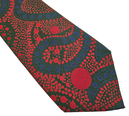 Turnbull & Asser Blue Red Paisley Silk Tie