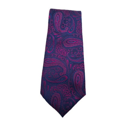 Alexandre Purple Blue Jacquard Mens Silk Tie Classic Designer Necktie Vintage Mens Tie UK BX11