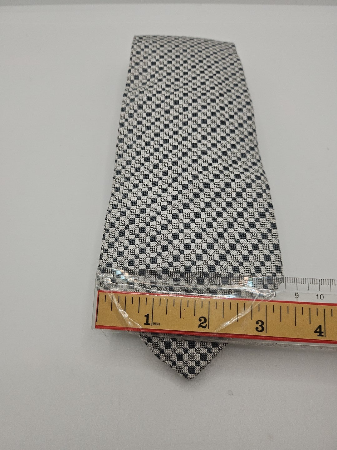 New & Lingwood Grey Geometric Woven Mens Silk Tie Wedding Formal Neck Tie BX18