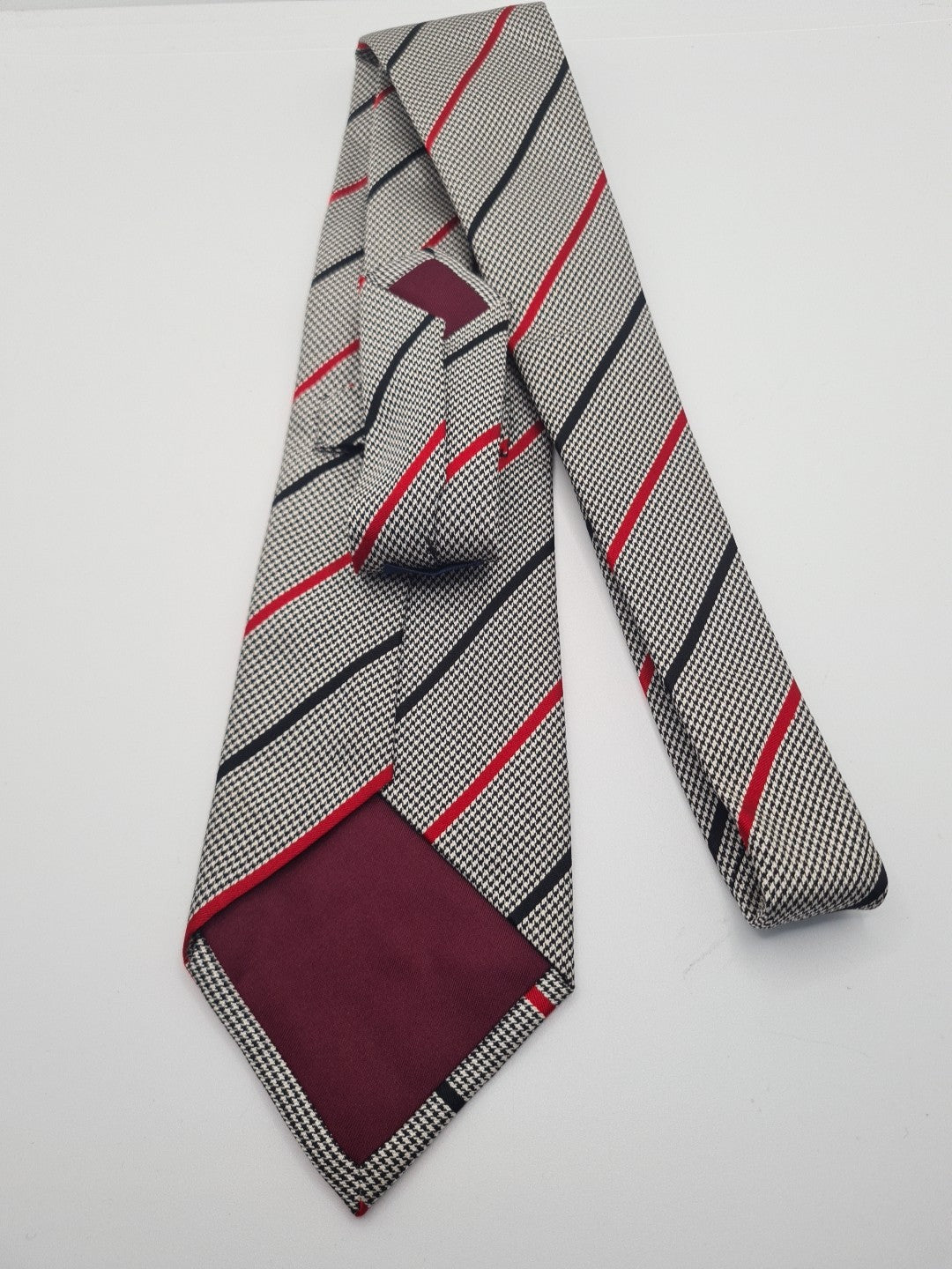 Vintage Coles Stripe Retro Mens Silk Tie Classic Designer Necktie Striped Vintage Mens Tie UK BX12