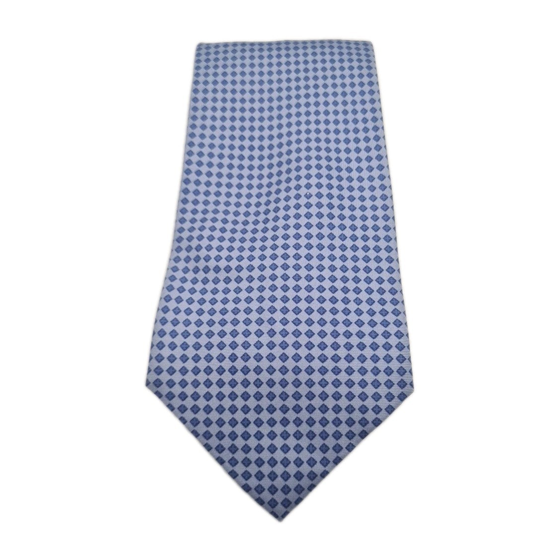 Blue Diamond geometric Mens Silk Tie Classic Designer Necktie Formal Geometric Vintage Mens Tie UK BX5