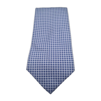 Blue Diamond geometric Mens Silk Tie Classic Designer Necktie Formal Geometric Vintage Mens Tie UK BX5