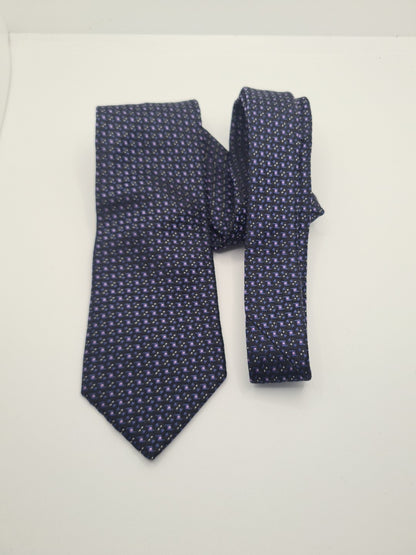 Hugo Boss retro Disco pattern Mens Silk Tie Classic Designer Necktie Formal Vintage Mens Tie UK BX10