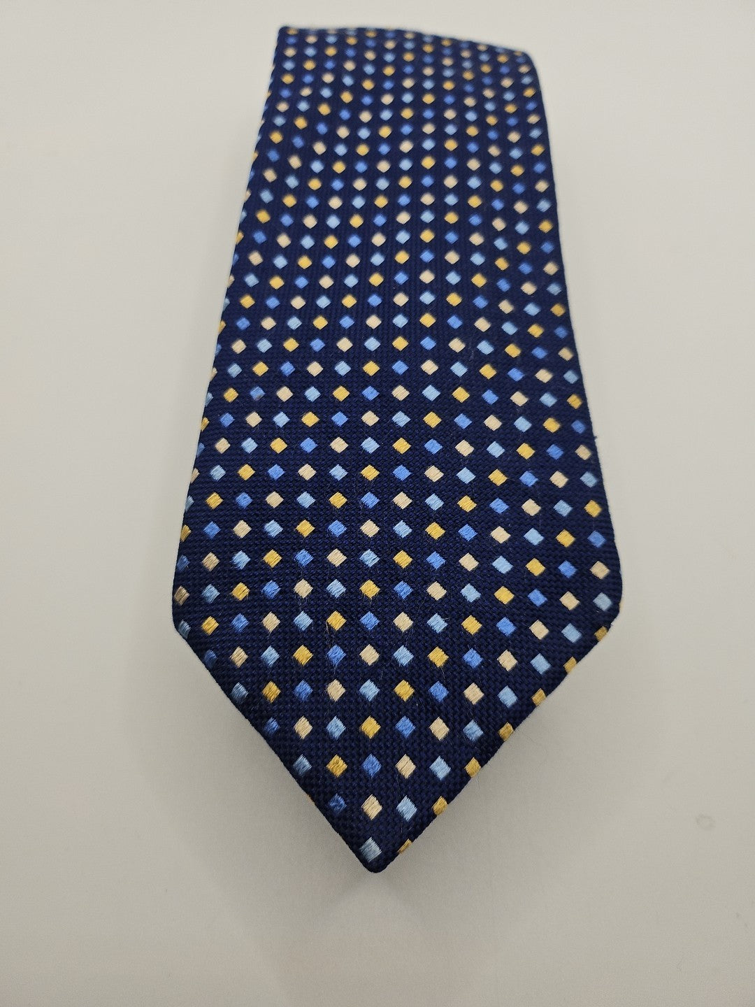 Charles Tyrwhitt Blue Diamond Mens Silk Tie Wedding Formal Neck Tie BX15