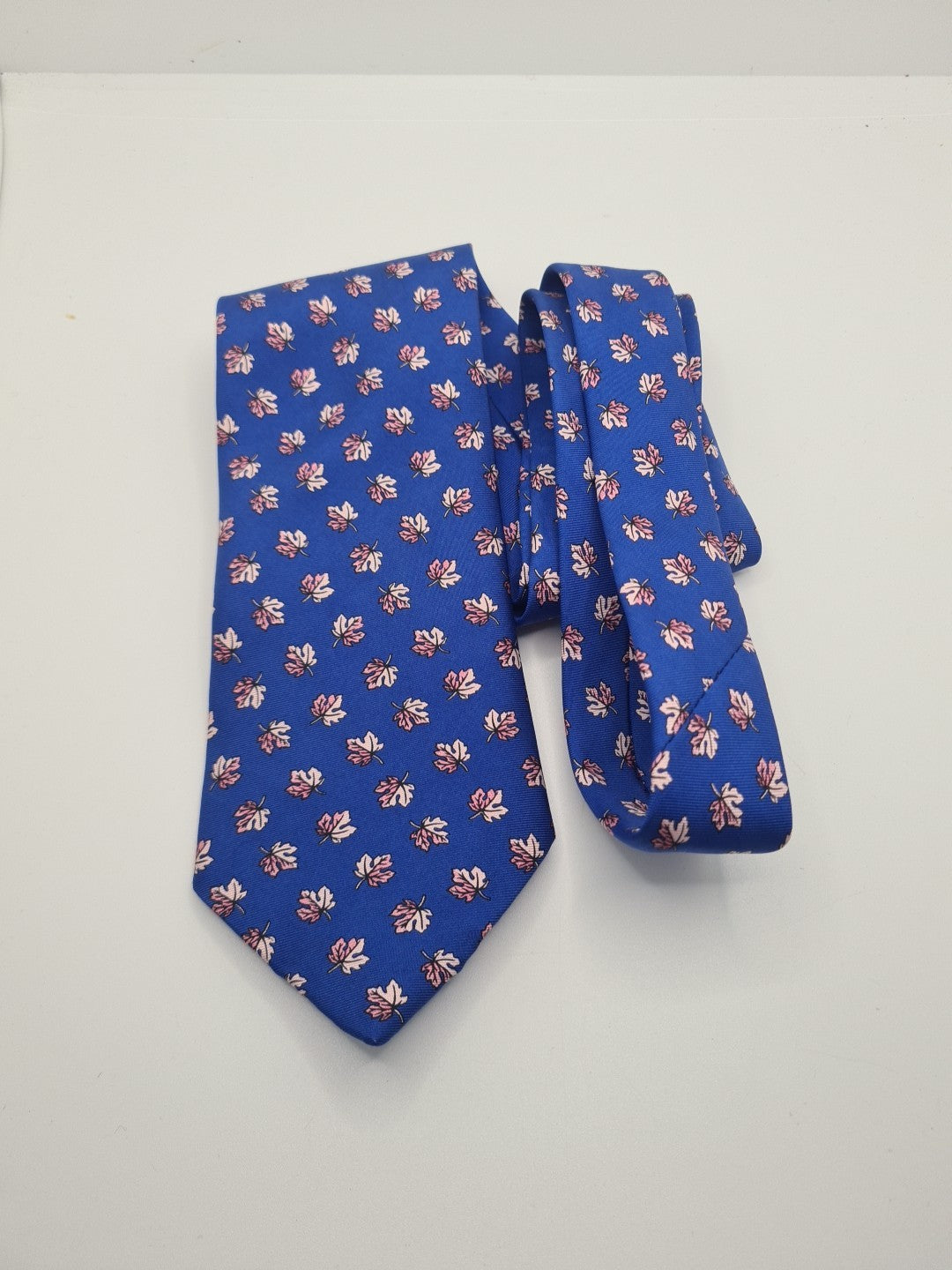 Hilditch & Key Blue Flower Mens Silk Tie Classic Designer Necktie Formal Vintage Mens Tie UK BX6