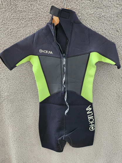Hot Tuna Kids Age 7/8 Yrs 2.5MM Shorty wetsuit Surf Swim Paddle Holiday KW165