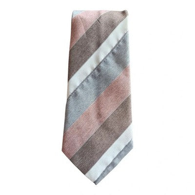 Paul Greco by Gelfer Striped Scottish Made Tie Mens Vintage Retro Wedding Formal Designer
