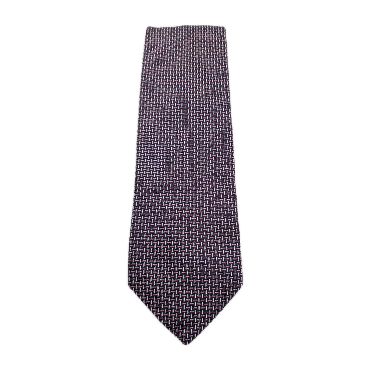 Peckham Rye Skinny Cross Pattern Mens Silk Tie Classic Designer Necktie Vintage Mens Tie UK BX11