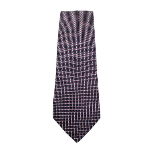 Peckham Rye Skinny Cross Pattern Mens Silk Tie Classic Designer Necktie Vintage Mens Tie UK BX11