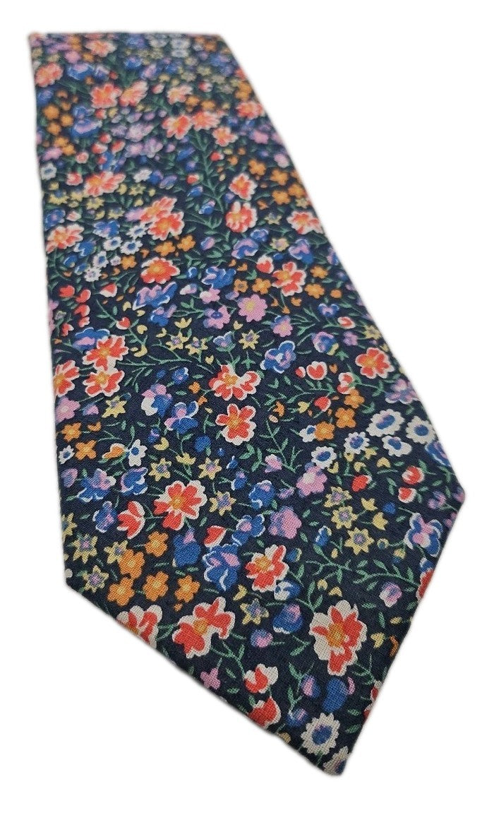T.M Lewin Liberty Fabric Flower Art Mens Silk Tie Wedding Formal Neck Tie BX17