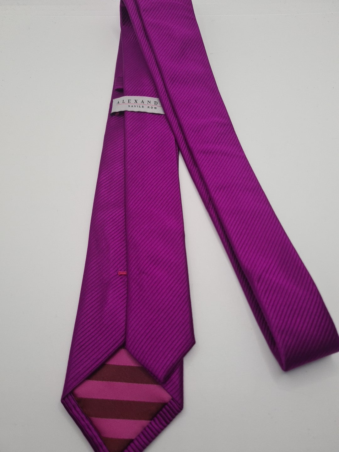Alexandre Plain Purple Mens Silk Tie Classic Designer Necktie Formal Vintage Mens Tie UK BX10