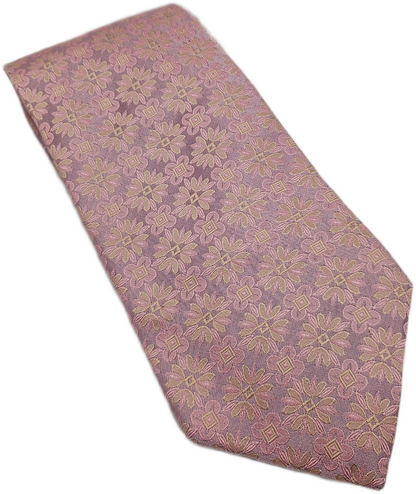 Ted Baker Endurance Silk Tie Mens Pink Geometric Floral Vintage Neck Tie BX15