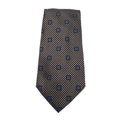 Vintage Geometric Made In UK Pattern Mens Silk Tie Classic Designer Necktie Geometric Vintage Mens Tie UK BX6