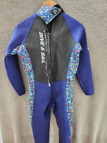 Dive & Sail Youth 2XL 14-16 Yrs 2.5MM Shorty wetsuit Surf Swim Paddle Holiday