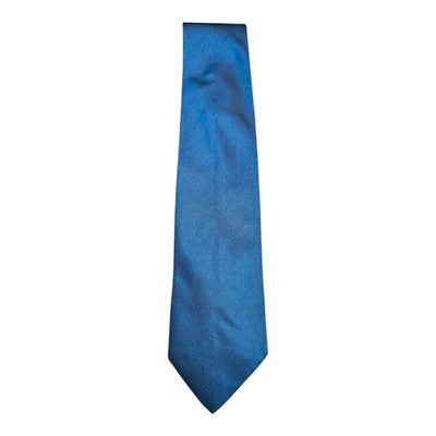 David Moss Electric Blue 2 Tone Silk Tie Mens Vintage Retro Wedding Formal Designer Classic