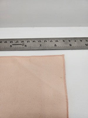 Mens Pink Pocket Square Plain Cotton Vtg Wedding Handkerchief Hankie Silk Formal Suit Vintage