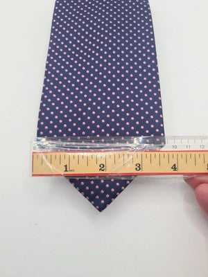Charles Tyrwhitt Pink Spotty Mens Silk Tie Classic Designer Necktie Formal BX5 V Vintage Retro